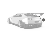 Robot Craftsman "Godzilla" Ducktail Rear Spoiler for Nissan GTR R35 2008-ON Carbon Fiber FRP